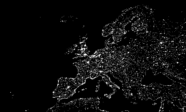 Lichtermeer über Europa